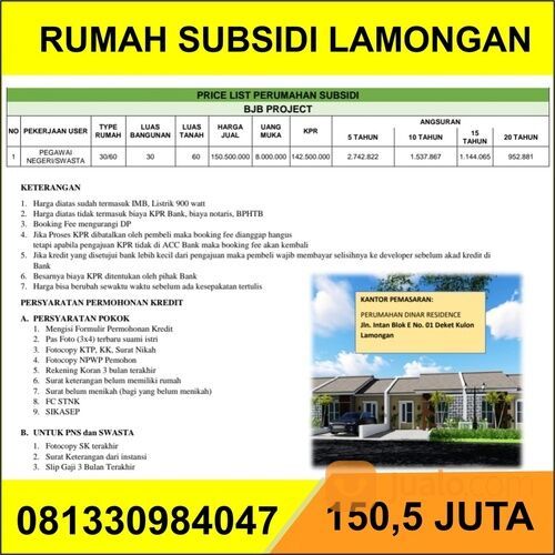 Rumah murah 100 jutaan di Lamongan | Yura Regency