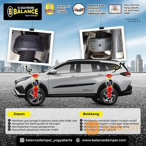 Mobil Jadi NYAMAN BANGET!! Setelah pemasangan BALANCE DAMPER kaki kaki mobil makin SOFT!