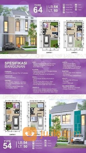 Perumahan 2 Lantai Hanya 400 Jutaan di Sooko, Mojokerto