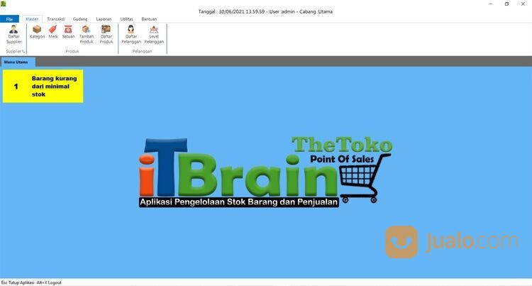 Aplikasi Kasir Toko Minimarket di Kota Samarinda