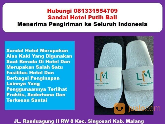 Supplier Sandal Hotel Grosir Bali