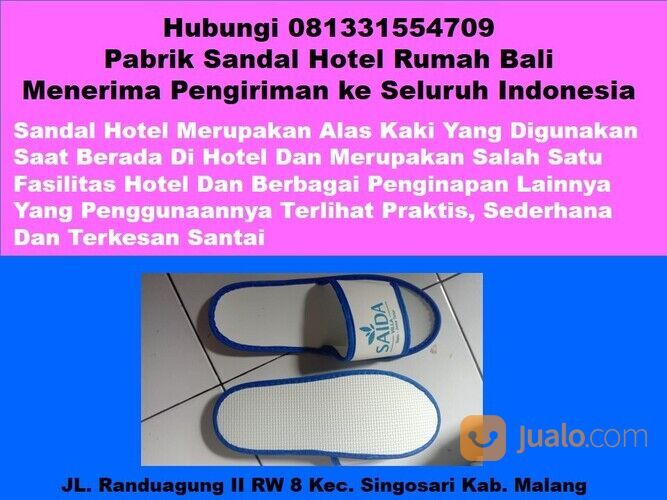 Supplier Sandal Hotel Grosir Bali