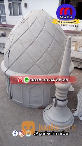 Ornamen Kubah Masjid Beton Minimalis