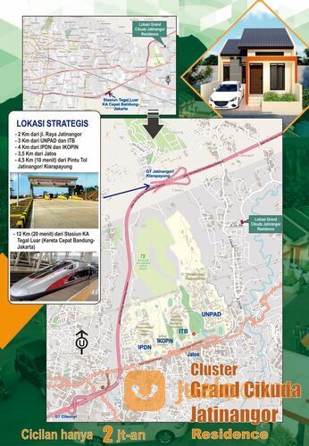 Rumah, Cluster Grand Cikuda Jatinangor Residence