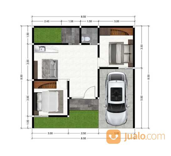 Hunian modern Tipe 42/72 hanya 355juta Tambak Cemandi , Sedati