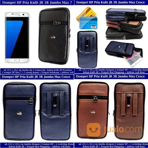 Dompet Kulit Hp Pria Pinggang Resleting 3 JR Max