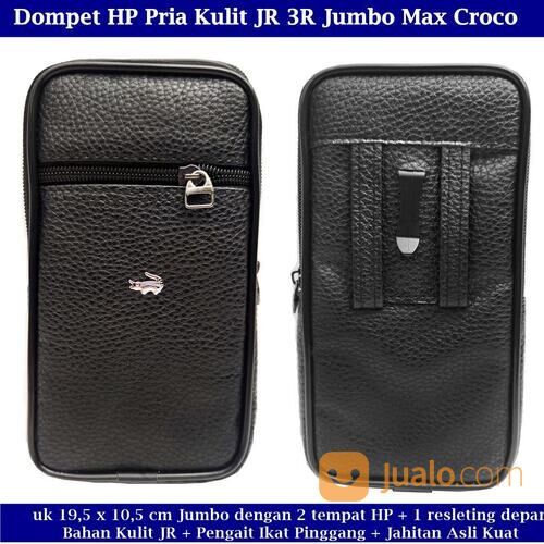 Dompet Kulit Hp Pria Pinggang Resleting 3 JR Max