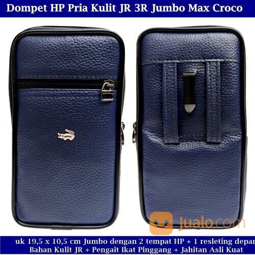 Dompet Kulit Hp Pria Pinggang Resleting 3 JR Max