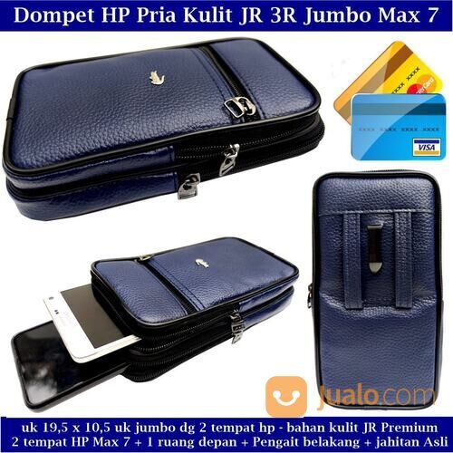Dompet Kulit Hp Pria Pinggang Resleting 3 JR Max