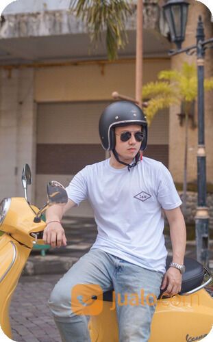 Helm Bogo Classic Retro Original (Warna Hitam Doff)