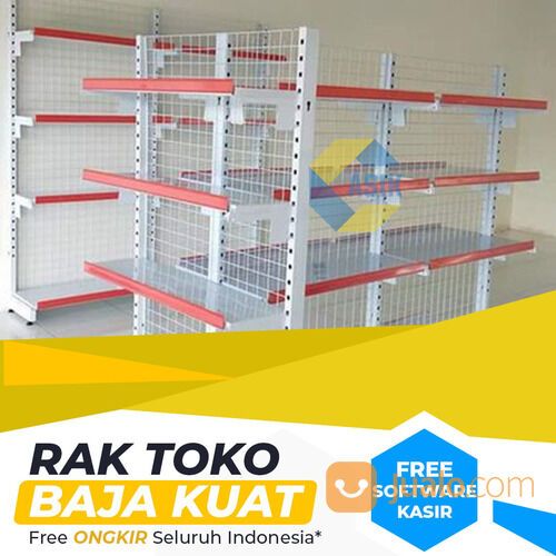 ukuran rak minimarket | rak toko | rak gondola untuk swalayan