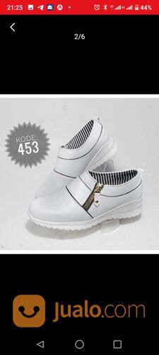 Sepatu wanita Trendy / sneakers wanita bahan kulit