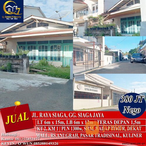 Rumah Strategis Jl. Raya Siaga, Gg. Siaga Jaya, Pontianak,