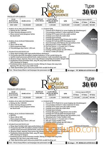 Perumahan Murah Dikarawang Klari Riverside Residence 2