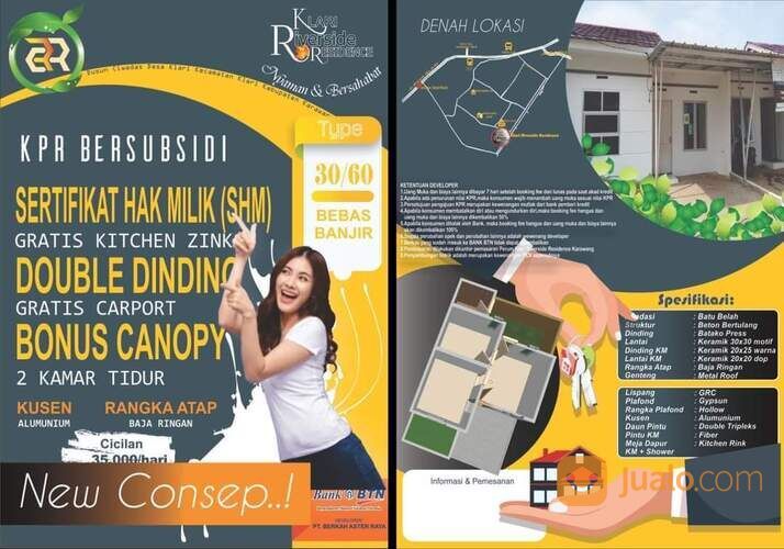 Perumahan Murah Dikarawang Klari Riverside Residence 2