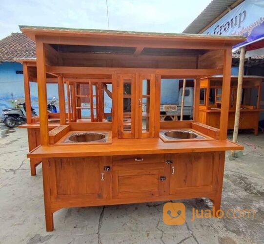 Gerobak mie ayam bakso 2 tungku