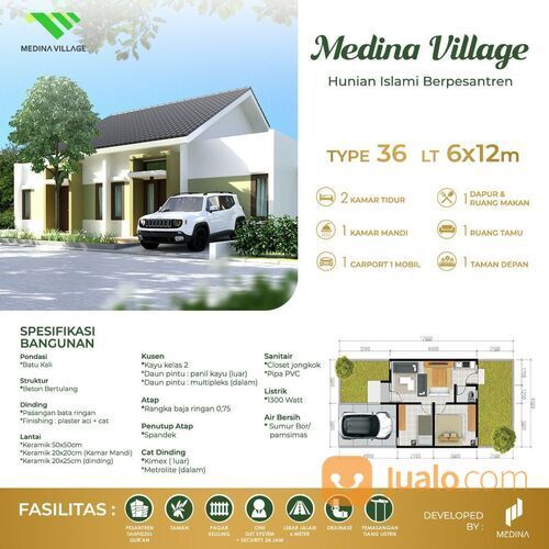 Rumah Islami Medina Village nuansa Asri dan Aman di Maros