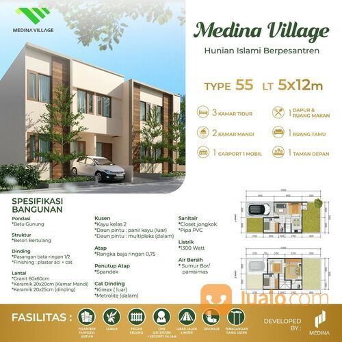 Rumah Islami Medina Village nuansa Asri dan Aman di Maros