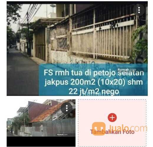 tanah di petojo selatan dkt roxy mas jakpus