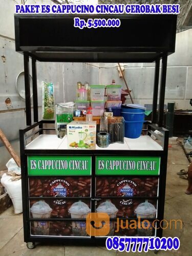 Paketan Gerobak Lengkap Es Cappucino Cincau
