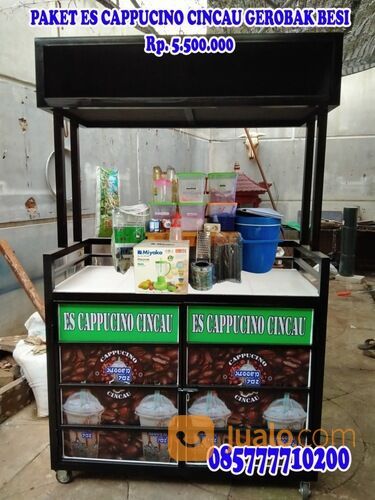Paketan Gerobak Lengkap Es Cappucino Cincau