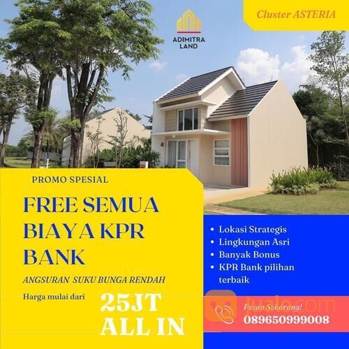 CLUSTER ASTERIA PANONGAN REAL TANPA DP LOKASI STRATEGIS PUSAT KOTA TANGERANG