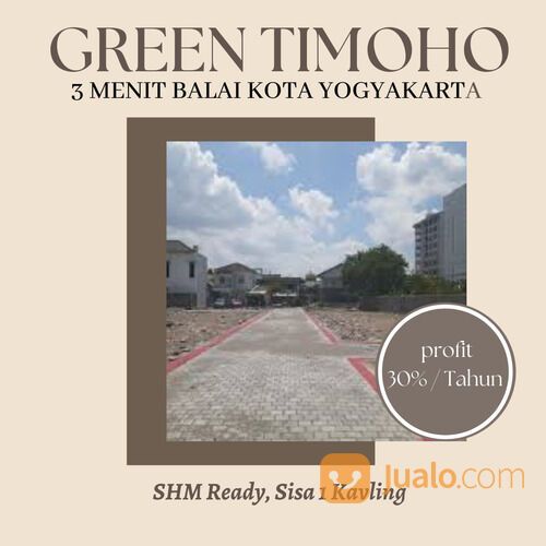 Tanah Premium Green Timoho; 3 Menit Balaikota Yogyakarta