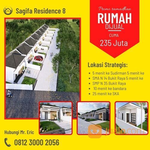 Rumah Murah Tengah Kota Tengku Bey Ujung Tipe 40/95 235JT