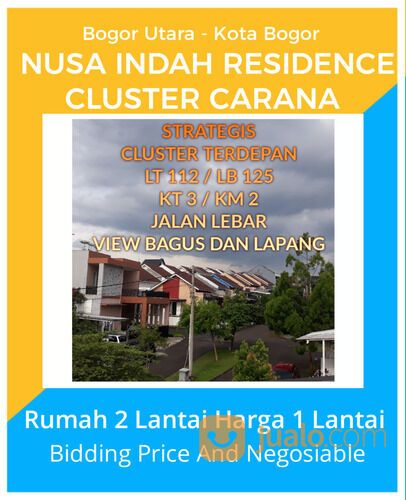 Perumahan Nusa Indah Residence - Cluster Carana 1 - Perumahan di Bogor