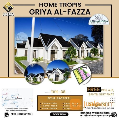 RUMAH CLUSTER GRIYA AL FAZZA KARANG INDAH SUMUR DEWA SELEBAR KOTA BENGKULU