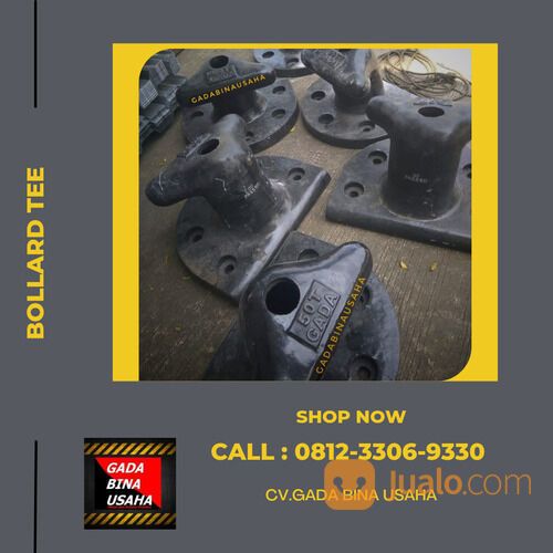 Tee Head Bollard Bolder Dermaga Pelabuhan