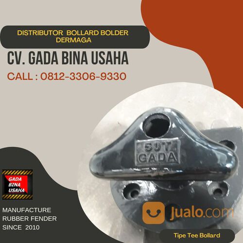 Tee Head Bollard Bolder Dermaga Pelabuhan
