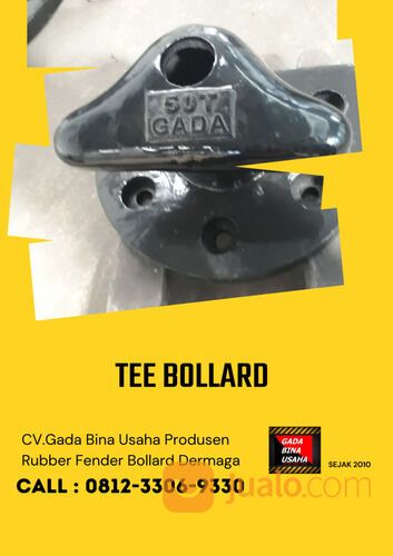 Tee Head Bollard Bolder Dermaga Pelabuhan