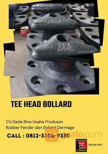 Tee Head Bollard Bolder Dermaga Pelabuhan