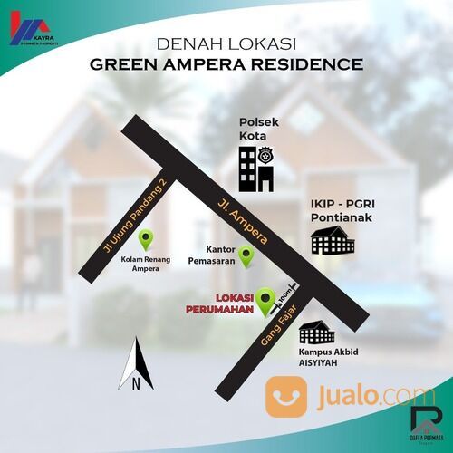 Perumahan Type 50 Pontianak - Jalan Ampera
