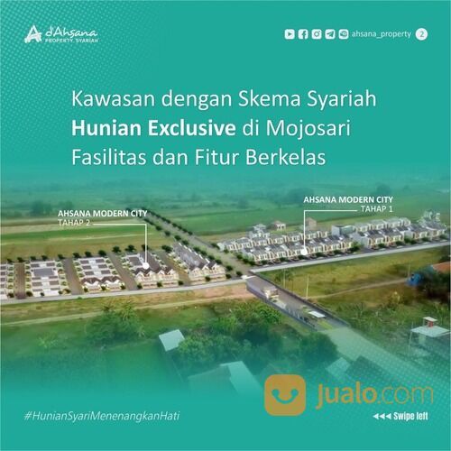 Perumahan Ahsana Mojosari dengan Garansi 10 Th dan FREE Smarthome System