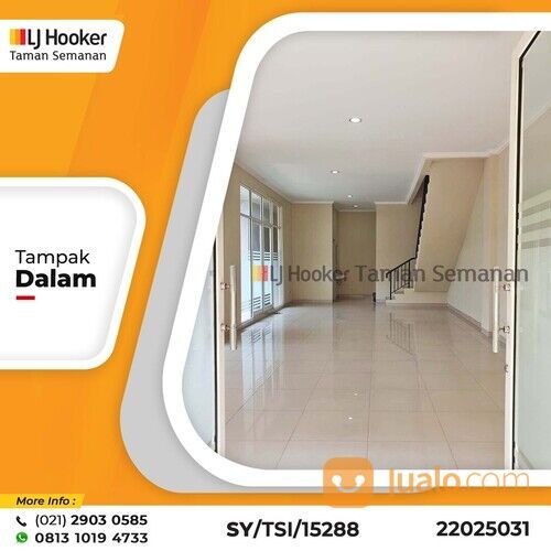 (TSI/15288) Ruko Fresh Market, Green Lake City, Tangerang, 6x15 m², 3½ Lt, PPJB