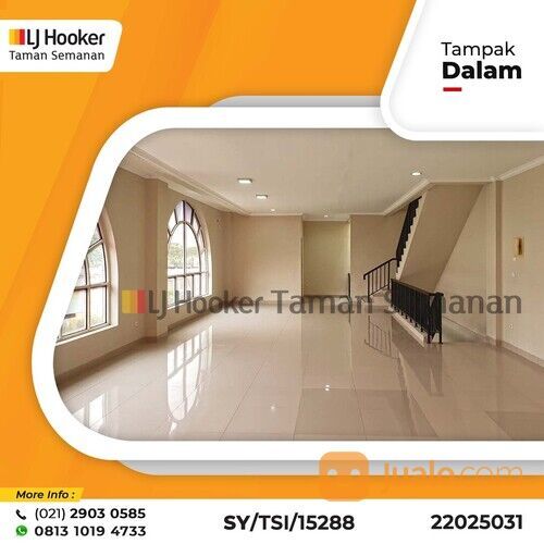 (TSI/15288) Ruko Fresh Market, Green Lake City, Tangerang, 6x15 m², 3½ Lt, PPJB