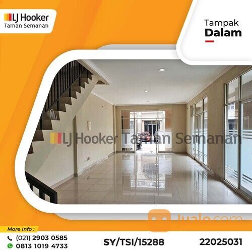 (TSI/15288) Ruko Fresh Market, Green Lake City, Tangerang, 6x15 m², 3½ Lt, PPJB