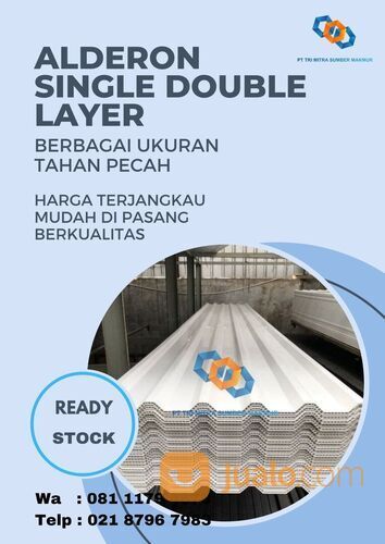 ATAP ALDERON BERKUALITAS SINGLE LAYER DAN DOUBLE LAYER
