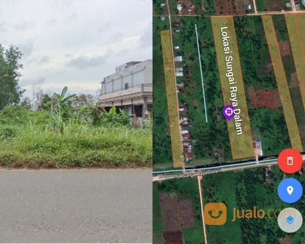 Tanah Tepi Jalan Sungai Raya Dalam Kubu Raya Kota Pontianak