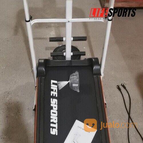 New Alat Kesehatan Olahraga Fitness Gym Treadmill Manual 4 in 1 + Twister Lifesports 501 C