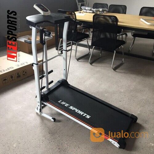 New Alat Kesehatan Olahraga Fitness Gym Treadmill Manual 4 in 1 + Twister Lifesports 501 C