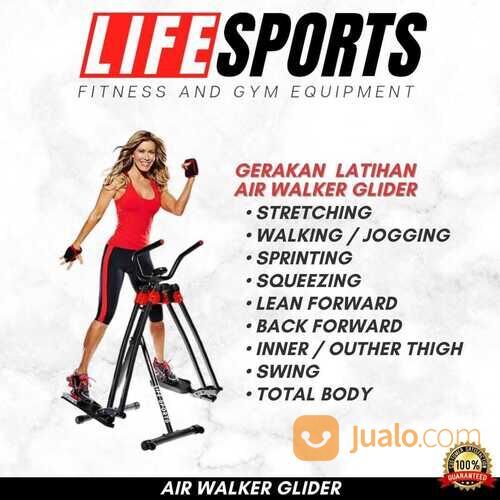 New Alat Kesehatan Olahraga Fitness Gym Magic Air Walker Freestyle Glider Lifesports Original