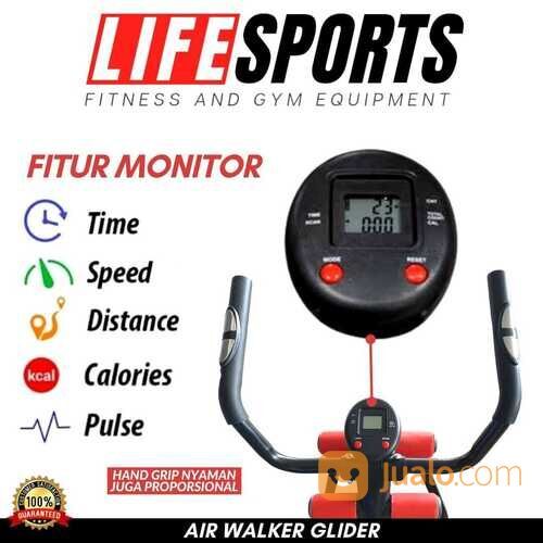 New Alat Kesehatan Olahraga Fitness Gym Magic Air Walker Freestyle Glider Lifesports Original