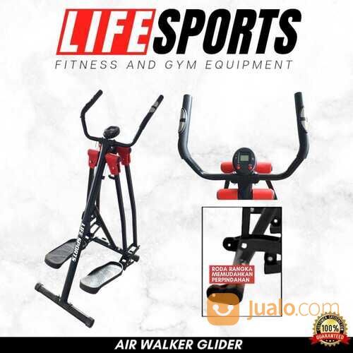 New Alat Kesehatan Olahraga Fitness Gym Magic Air Walker Freestyle Glider Lifesports Original