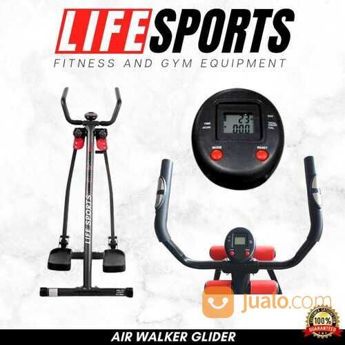 New Alat Kesehatan Olahraga Fitness Gym Magic Air Walker Freestyle Glider Lifesports Original