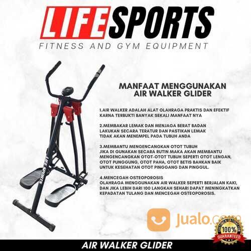 New Alat Kesehatan Olahraga Fitness Gym Magic Air Walker Freestyle Glider Lifesports Original