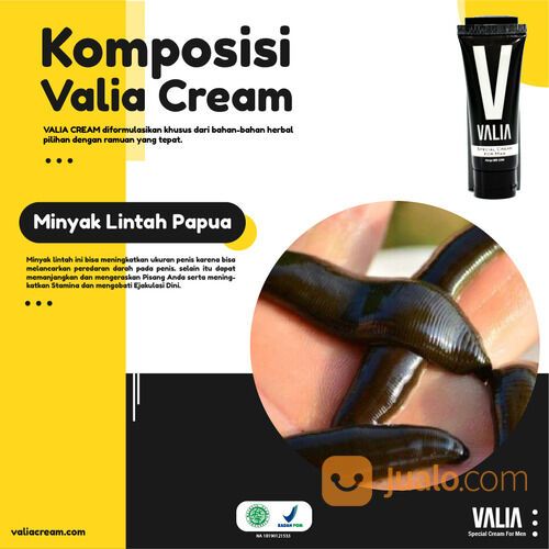 Valia Cream Herbal Alami Bagi Pria Perkasa Sehat Dan Kuat