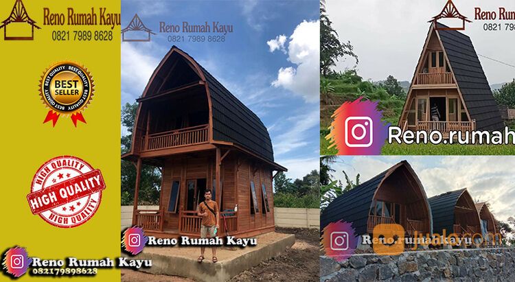 Rumah Kayu Bongkar Pasang